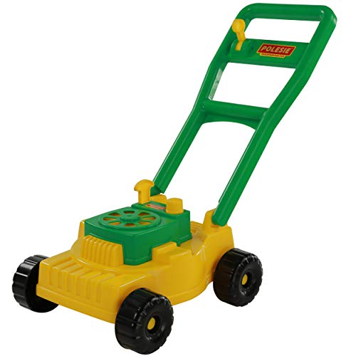 Kinder Rasenmäher Gartengerät mit Fahrgeräusch