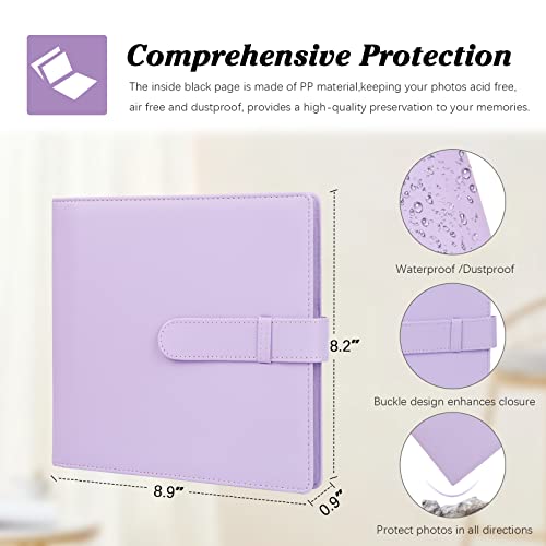 192 Pockets Photo Album For Fujifilm Instax Square Sq1/Sq6/Sq10/Sq20 Camera, Kodak Mini 3 Square,Mini Shot 3 Square, Mini Shot 3 Square Printer, Album For Instax Square Photo, Kodak 3X3" Photo #TOP2