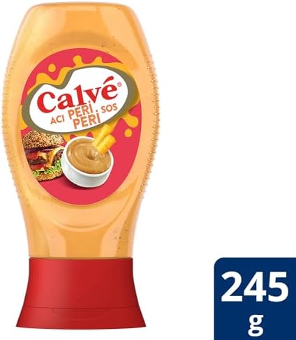 Calve Sos Acı Peri Peri Hafif Orta Acı 245 g - Görsel 3