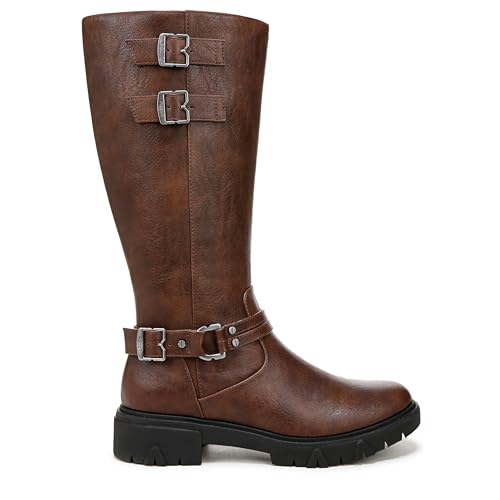 Dr. Scholl's Women's Headstart Moto Knee High Boot Chestnut Smooth 10 M by Dr.Scholl's SHOES - Image 6