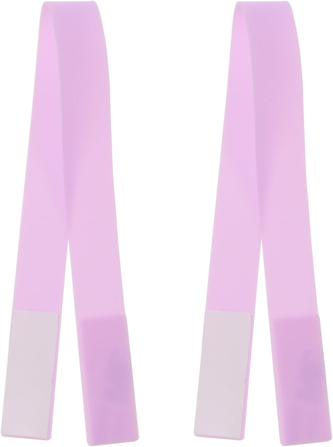 MECCANIXITY Phone Grip Strap Portable Wrist Strap Silicone Elastic Cord for Phone Case Purple 2Pcs