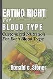EATING RIGHT FOR YOUR BLOOD TYPE : CUSTOMIZED NUTRITION FOR EACH BLOOD TYPE