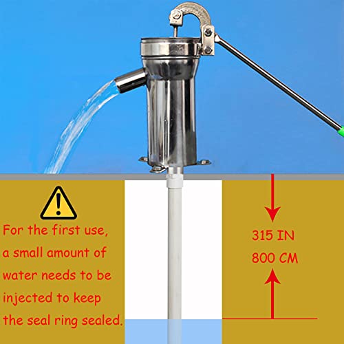 Pompe à Eau Manuelle En Acier Inoxydable - Convient Pour Les