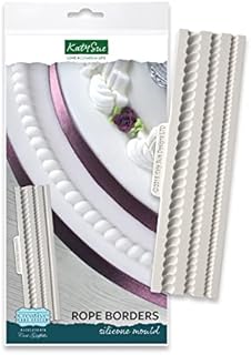 Katy Sue Rope Borders Silicone Cake Decorating Mould (From the Ceri Griffiths Creative Cake System)