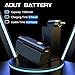 Solong Tattoo Kit-Tattoo Pen Kit Rotary Gun Machine Pen RCA with Wireless Battery 20Pcs Cartridge Mixed Needles Power Supply SLP1KIT02D-1-US
