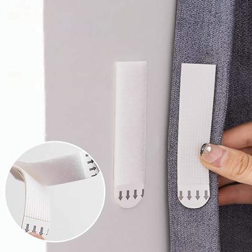 Yoezuo 60 Pcs Bilder Montage Strips, (5 Größen) Bilder Montagestreifen Klebeband, Montage-Streifen für Poster, Rahmen Spiegel, Installation ohne Bohren (16*29mm, 16*46mm, 20*46mm, 16*70mm, 19*92mm)