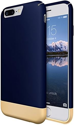 iPhone 7 Plus Rugged Case, iPhone 7 Plus Cover Case, OliveIce [Pristine Bond Series] Protective Snap-on Slider Shockproof Case for iPhone 7 Plus Soft-Interior Scratch Proof Hard Cover - Royal Blue