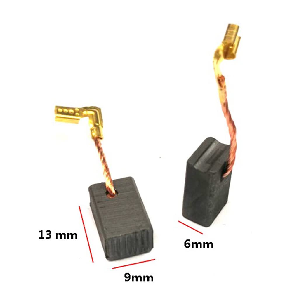 10 Spazzole In Carbonio Per Smerigliatrice Angolare - Modello CB459 Per GA5030, GA4530R, PJ7000 | Ricambio Utensili