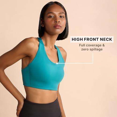 Image of KICA Luxe Limitless High-Impact Full Coverage Sports Bra with Molded Cups