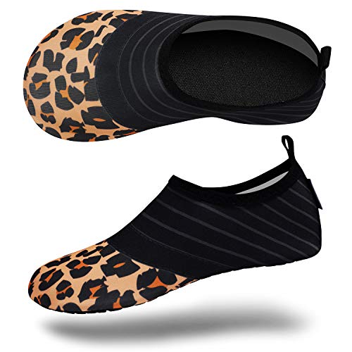 Vifuur Water Sports Unisex Shoes Splice Orange Leopard - 9-10 W Us / 7.5-8.5 M Us (40-41) #TOP5