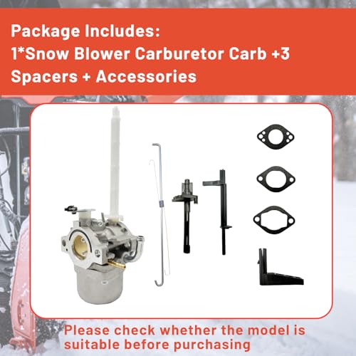 Carburetor Snow Blower Carburetor Carb Fit for Briggs & Stratton Ariens Snow Blower Replace 921013 921016 SnowBlower Replacement Parts by Memiuyelay - Image 5