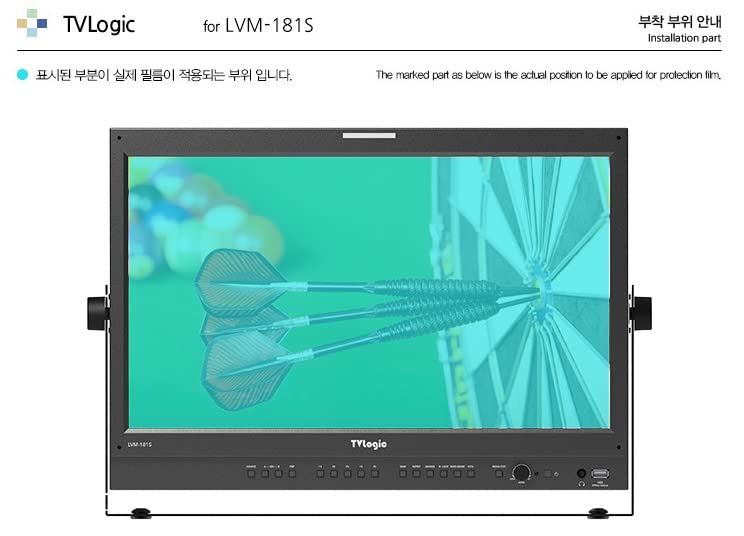 Muellery Healingshield Screen Protector Anti-Fingerprint Anti-Glare Matte Film Compatible with TVLogic LVM-181S