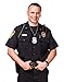 Beelittle Police Badge with Chain Cop Necklace Police Costume Accessory (3pcs)