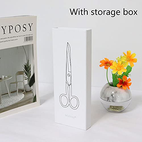 Buqoo Scissors Gold, 7 In, Sharp, Left Hand/Right Hand. Gold Scissors Can Be Used As A Gift For Craft Lovers (With Gift Box) #TOP4