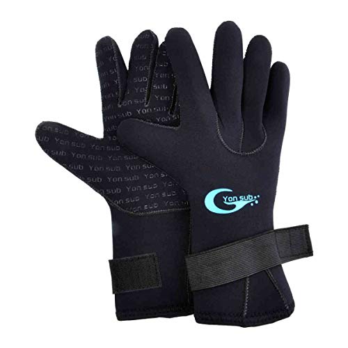 Yonsub 3Mm Anti-Slip Neoprene Five Finger Warm Gloves For Diving Snorkeling Paddling Surfing Kayaking Canoeing Spearfishing Skiing #TOP6