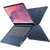 Lenovo Slim 3 Chromebook 14 FHD Touchscreen Laptop, MediaTek Kompanio 520 8-Core Processor, 4GB Memory, 64GB eMMC Storage, Wi-Fi 6, Bluetooth, Webcam, microSD Card Reader, Up to 13.5 Hours, ChromeOS