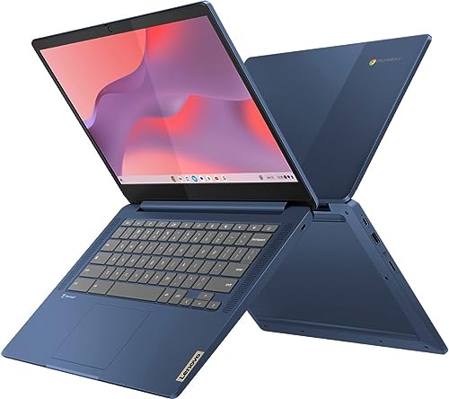 Image of Lenovo Touchscreen Chromebook 14inch - Google Chrome - 8Core MediaTek Kompanio 520 - USB C - Wireless WiFi 6 - Long Battery Life - Camera - School Students (4GB RAM |64GB eMMC+Stylus Pen)