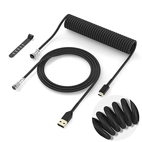 Womier Detachable Aviator Coiled Cable