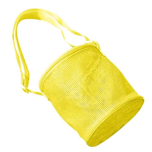 Generico Sacca Rete Giochi Sabbia | Borsa Sabbia Bambini Giocattoli Mare - Borsa a Spalla Regolabile Accessori Viaggio Vacanza per Nuoto Crociera Picnic Parco Ruscello