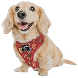 Sassy Woof Dog Adjustable Harness - Harry Potterâ„¢ - XS, Breathable Mesh, No Pull Design with Two D-Rings, Patented Design, Perfect for Small Dogs and Puppies - Officially Licensed