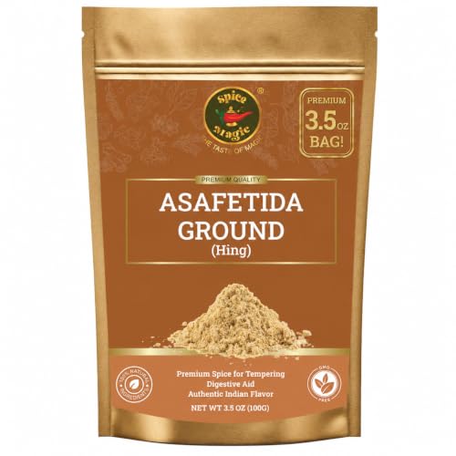 Spice Magic Asafetida Ground (Hing), 3.5 oz (100g), All Natural