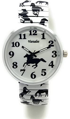 Montre analogique femme motif cheval Varsales une idée cadeau idéale
