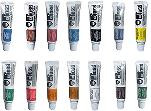 Set of 37ml Bob Ross Oil Paints. 14 Tubes.