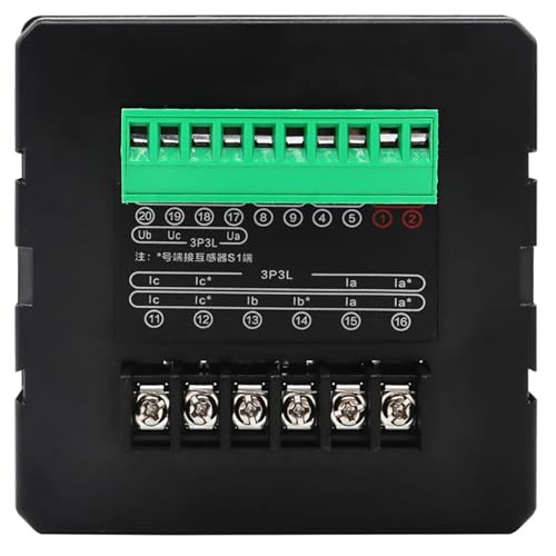 Compteur de tension triphasé numérique wattheure multifonction LED - 4