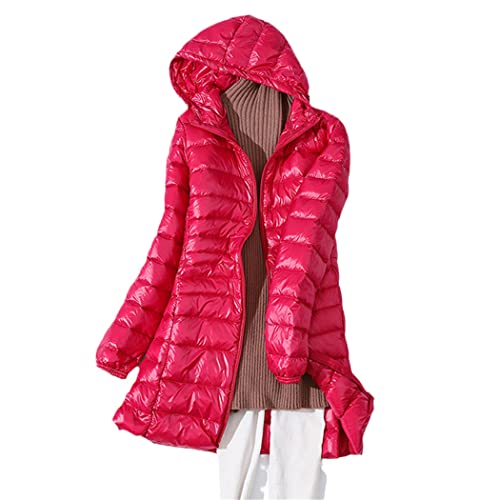 Manteau chaud contre le froid hivernal parka longue en duvet femme 3XL