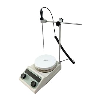 Magnetic Mixer with Heating Function, Timer 1500 RPM, with Temperature Control, Timer Mixer, Electric Heating