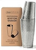 A Bar Above Professional Boston Shakers Set 18 oz Weighted and Unweighted Stainless Steel...