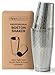 Premium Cocktail Shaker Set: Two-Piece Pro Boston Shaker Set. Unweighted 18oz & Weighted 28oz Martini Drink Shaker made from Stainless Steel 304