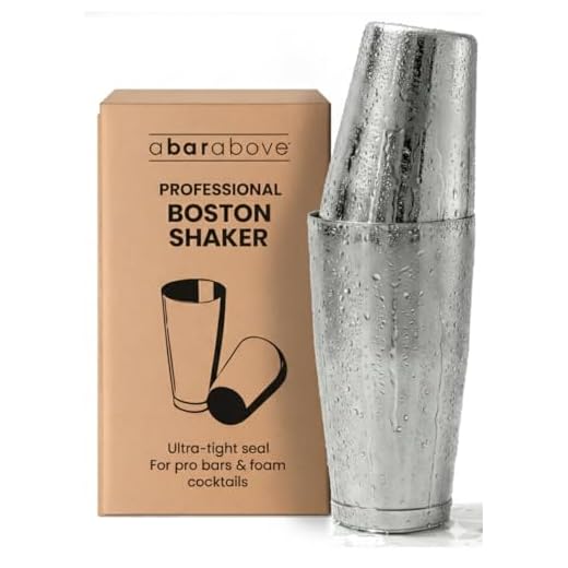 Top Shelf Bar Supply Edelstahl Boston Shaker: 2-teiliges Set: professionelle Barkeeper Cocktail-Shaker 18 Unzen und 28 Unzen rostfreier Stahl