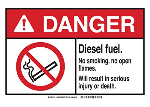 Panneau Chemical Hazard Brady 144975 autocollant en polyester noir et rouge 25x35 cm
