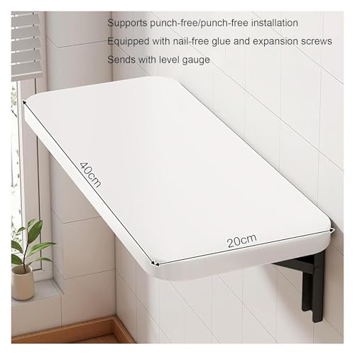 Bureau mural suspendu pour studio table pliante compacte - 2