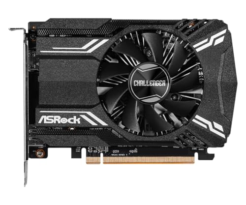 Placa de Vídeo ASRock Radeon RX 6400 Challenger ITX, 4GB, GDDR6, 64-Bit, Preto