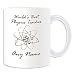 Produktbild Personalisiertes Geschenk  World 's Best Physik Lehrer/Atom Struktur Skizze, Tasse (Akademischer Design Thema, weiß)  Jede Nachricht/Name auf Ihr Einzigartiges  Schule College Universität  Rutherford