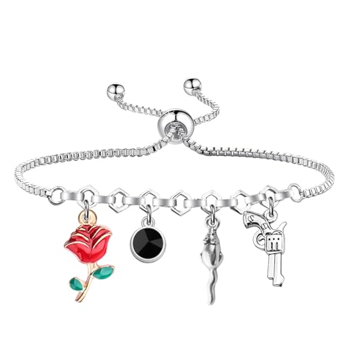 UJIMS Haunting Inspired Gift Run Little Mouse Bracelet Zade Fans Jewelry Dark Romance Merch Smut Reader Gift