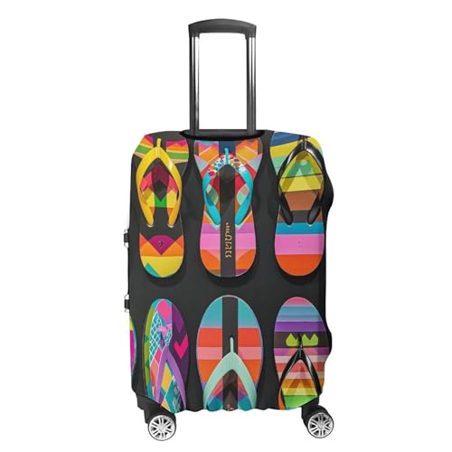 Flip Flops Luggage Cover Elastic Suitcase Protector Case Anti-Scratch Washable Baggage Covers Protector For Traveling, Aircraft Consignment XL4