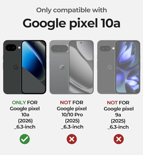 Dexnor for Google Pixel 10a Case with Slide Camera Cover & 2 Front Frames & Built-in Screen Protector & Kickstand, Full-Body Shockproof Protective Cover Heavy-Duty Rugged Bumper Cases - Green by Dexnor - Used condition - Image 2