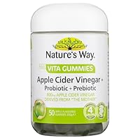 Nature's Way Adult Apple Cider Vinegar Plus Probiotic Plus Prebiotic Vita 50 Gummies