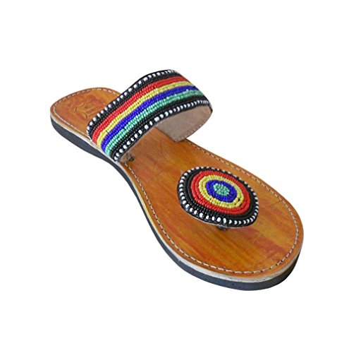 Pantoufles indien cuir de qualité supérieure avec broderies faites main