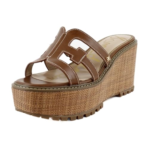 Sandales compensées femme marron en laine taille 39 chaussures été chic
