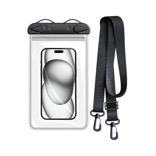 Generisch Funda impermeable para teléfono móvil | Protección en seco para teléfono móvil con correa – Funda para móvil – para viajes, vacaciones, viaje por carretera, crucero, piscina, natación