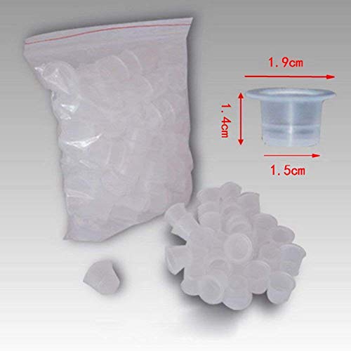 Generic Tattoo Ink Cups 500Pcs Plastic Large Tattoo Ink Pigment Cups 15 Tattoo Ink Caps Large Disposable Tattoo Pigment Cups Microblading Cups For Tattoo Ink Tattoo Tools And Tattoo L White #TOP1