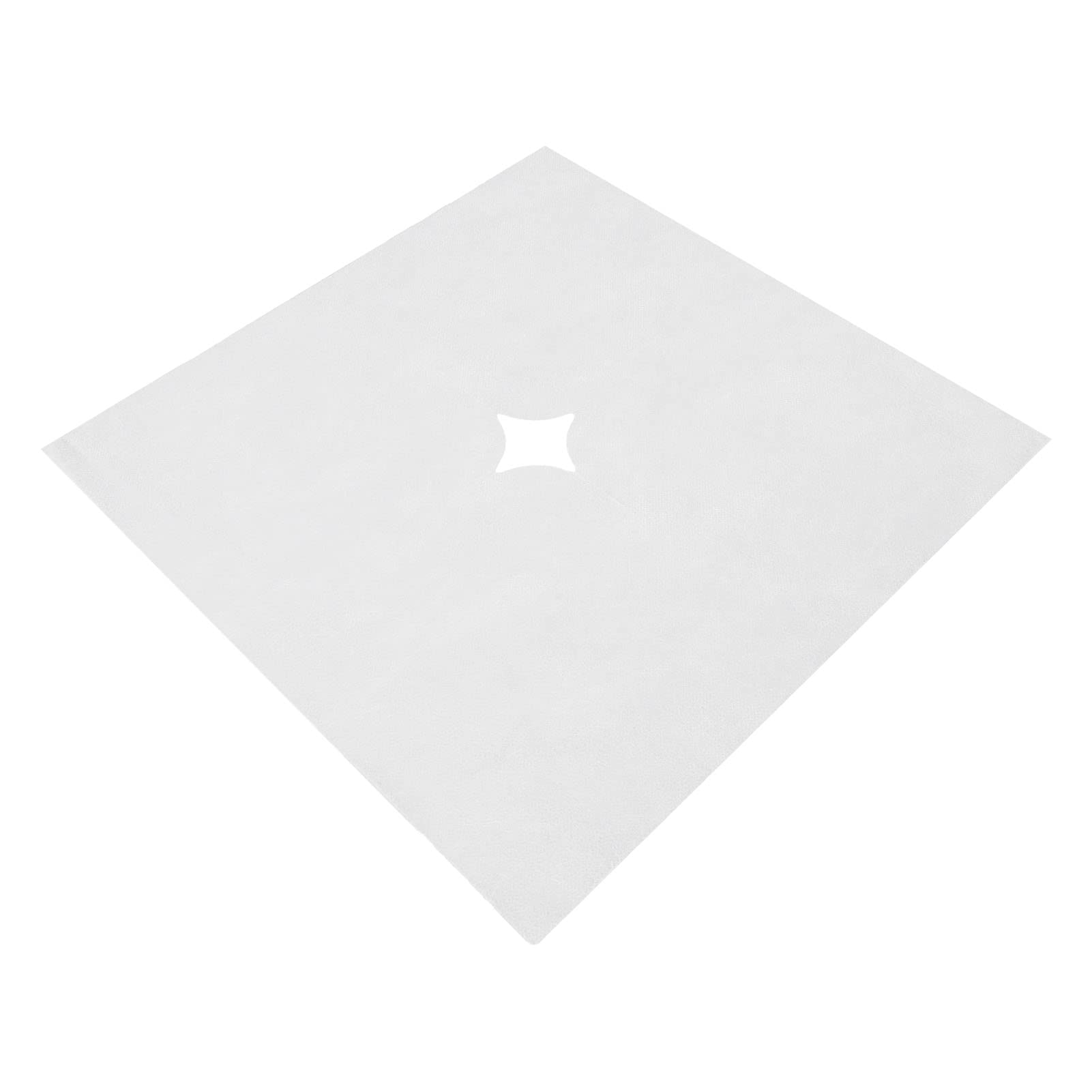 Generic 100 Pcs Massage Headrest Cover Disposable Hollow Design Non Woven Fabric Massage Headrest Sheet Face Pillow Cover