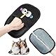 DOINEUFL Fellmagnet Handschuh, Wiederverwendbarer Pet Hair Remover, Tierhaarentferner für Hunde und Katzen, Fell Magnet Handschuh zum Entfernen von Tierhaaren auf Kleidung, Sofa