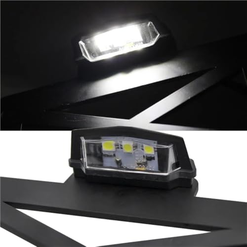 Support de plaque moto universel avec éclairage LED pour projet Bobber