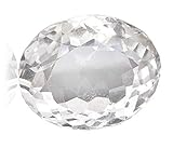 7,25 Ratti / 6,62 Karat natürlicher weißer Saphirstein, zertifizierter sicherer Pukhraj-Geburtsstein, wertvoller loser Edelstein durch Labor, zertifiziert - B0B5LRV2MRNAMZ