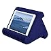 Produktbild JMX Tragbares Tablettkissen, Buchsofakissenständer, Tablettkeilstütze, Tragbarer Dreiecktablettständer Für Tablett, E-Book-Reader, Smartphone, Bücher Blau
